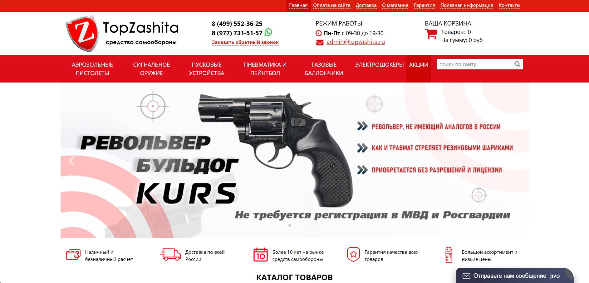SEO продвижение сайта topzashita.ru